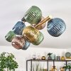 Koyoto Plafonnier, Boule lumineuse Or, Noir, 10 lumières