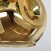 Ripoll Plafonnier, Boule lumineuse Écru, Noir, 3 lumières