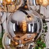 Gastor Suspension, Boule lumineuse, Suspension Ambre, Clair, Fumé, 8 lumières