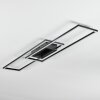 Manor Plafonnier LED Noir, 1 lumière, Télécommandes