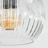 Ripoll Plafonnier, Boule lumineuse Ambre, Clair, Fumé, 5 lumières