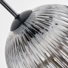 Koyoto Suspension, Boule lumineuse, Suspension Ambre, Clair, Fumé, 8 lumières