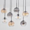 Koyoto Suspension, Boule lumineuse, Suspension Ambre, Clair, Fumé, 8 lumières