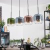 Lauden Suspension, Suspension Bleu, Vert, Clair, Cuivré, 4 lumières