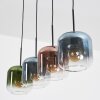 Lauden Suspension, Suspension Bleu, Vert, Clair, Cuivré, 4 lumières