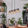 Ripoll Suspension, Boule lumineuse, Suspension Ambre, Clair, 4 lumières