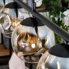 Ripoll Suspension, Boule lumineuse, Suspension Ambre, Clair, 4 lumières