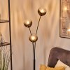 Koyoto Boule lumineuse, Lampadaire Clair, Fumé, 3 lumières