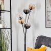 Koyoto Boule lumineuse, Lampadaire Ambre, Clair, Fumé, 5 lumières