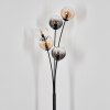 Koyoto Boule lumineuse, Lampadaire Ambre, Clair, Fumé, 5 lumières