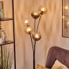 Koyoto Boule lumineuse, Lampadaire Ambre, Clair, Fumé, 5 lumières