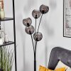 Koyoto Boule lumineuse, Lampadaire Fumé, 5 lumières