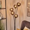 Koyoto Boule lumineuse, Lampadaire Fumé, 5 lumières