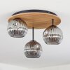 Ripoll Plafonnier, Boule lumineuse Écru, Noir, 3 lumières