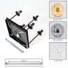 Gastor Plafonnier, Boule lumineuse Ambre, Clair, Fumé, 5 lumières