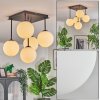 Gastor Plafonnier, Boule lumineuse Blanc, 5 lumières