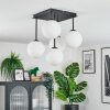 Gastor Plafonnier, Boule lumineuse Blanc, 5 lumières