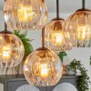 Koyoto Plafonnier, Boule lumineuse Ambre, Clair, 5 lumières