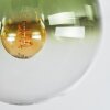 Gastor Plafonnier, Boule lumineuse 37 cm Bleu, Vert, Clair, Cuivré, 3 lumières
