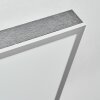 Salmi Plafonnier, Panel LED Gris, Argenté, 1 lumière