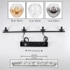Ripoll Suspension, Boule lumineuse, Suspension Ambre, Clair, Fumé, 4 lumières