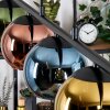 Koyoto Suspension, Boule lumineuse, Suspension Bleu, Or, Vert, Cuivré, 5 lumières