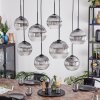 Koyoto Suspension, Boule lumineuse, Suspension Clair, Fumé, 8 lumières