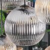 Koyoto Suspension, Boule lumineuse, Suspension Ambre, Clair, Fumé, 8 lumières
