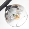 Koyoto Plafonnier, Boule lumineuse Ambre, Clair, Fumé, 6 lumières