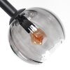 Koyoto Plafonnier, Boule lumineuse Fumé, 6 lumières