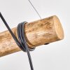 Koyoto Suspension, Boule lumineuse, Suspension Ambre, Clair, Fumé, 5 lumières