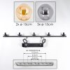 Gastor Suspension, Boule lumineuse, Suspension Ambre, Fumé, 5 lumières