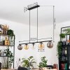 Gastor Suspension, Boule lumineuse, Suspension Ambre, Clair, Fumé, 5 lumières