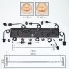 Koyoto Suspension, Boule lumineuse, Suspension Ambre, 8 lumières