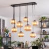 Koyoto Suspension, Boule lumineuse, Suspension Ambre, 8 lumières