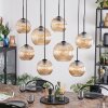 Koyoto Suspension, Boule lumineuse, Suspension Ambre, 8 lumières