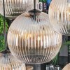 Koyoto Suspension, Boule lumineuse, Suspension Ambre, Clair, 8 lumières