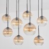 Koyoto Suspension, Boule lumineuse, Suspension Ambre, Clair, 8 lumières