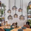 Koyoto Suspension, Boule lumineuse, Suspension Clair, Fumé, 6 lumières