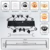 Gastor Suspension, Boule lumineuse, Suspension Ambre, Chrome, Clair, Fumé, 8 lumières