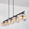 Koyoto Suspension, Boule lumineuse, Suspension Ambre, Clair, 5 lumières