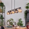 Koyoto Suspension, Boule lumineuse, Suspension Ambre, Fumé, 5 lumières