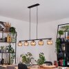 Koyoto Suspension, Boule lumineuse, Suspension Ambre, 5 lumières
