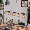 Koyoto Suspension, Boule lumineuse, Suspension Ambre, 5 lumières
