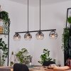 Ripoll Suspension, Boule lumineuse, Suspension Clair, Fumé, 4 lumières