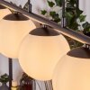 Gastor Suspension, Boule lumineuse, Suspension Blanc, 5 lumières