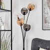 Koyoto Boule lumineuse, Lampadaire Ambre, Clair, Fumé, 5 lumières