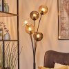 Koyoto Boule lumineuse, Lampadaire Ambre, Clair, Fumé, 5 lumières