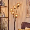 Koyoto Boule lumineuse, Lampadaire Ambre, 5 lumières