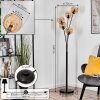 Koyoto Boule lumineuse, Lampadaire Ambre, 5 lumières